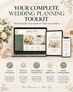 Wedding Planner Spreadsheet | Budget Tracker, Guest List, Seating Chart, Timeline & Checklist Template (Excel & Google Sheets)